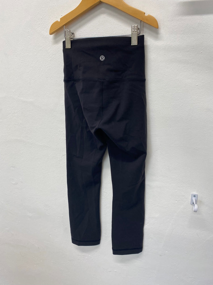 Classic Lululemon Leggings uk4 Charcoal Grey BB001