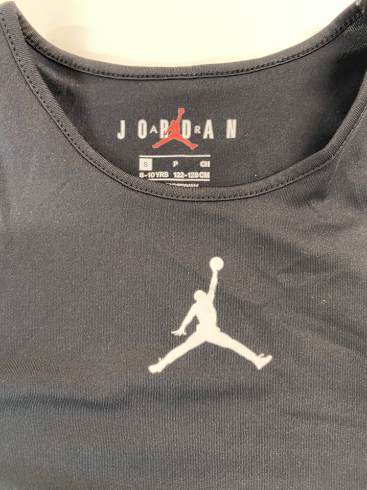 Classic Jordan Tank Top 8-10 Yrs Black gym yoga BB001