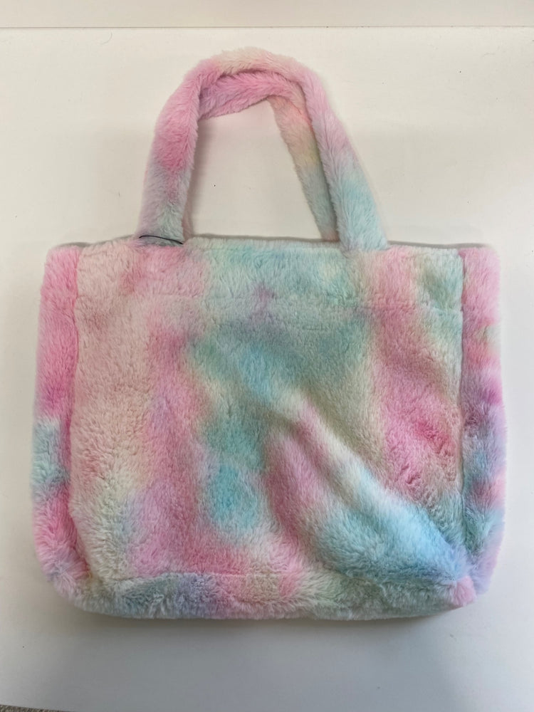 Classic Popski Fluffy rainbow bag Small Pastel Unicorn Rainbow BB001