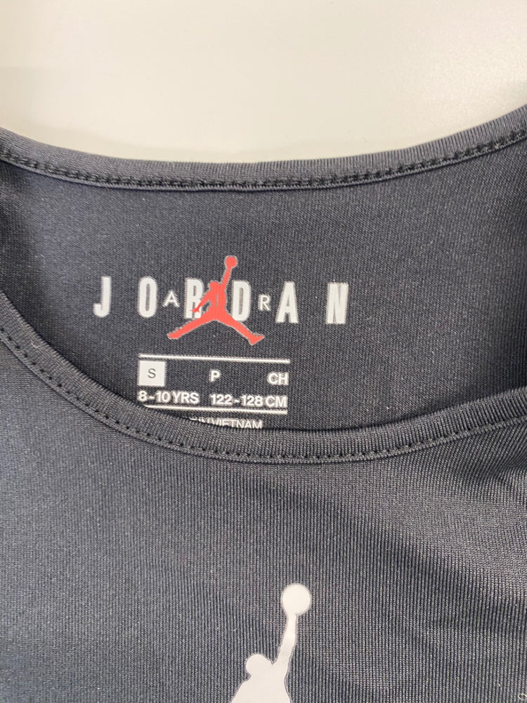 Classic Jordan Tank Top 8-10 Yrs Black gym yoga BB001