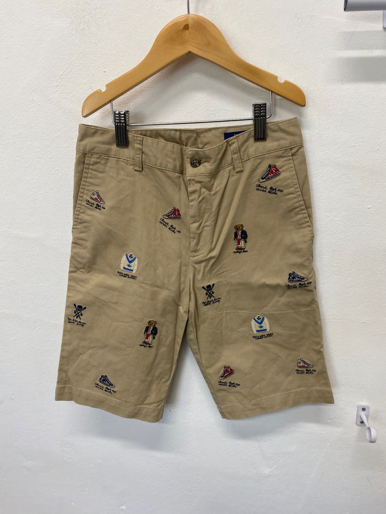 Classic Polo Ralph Lauren Shorts Age10 Beige embroidered BB001
