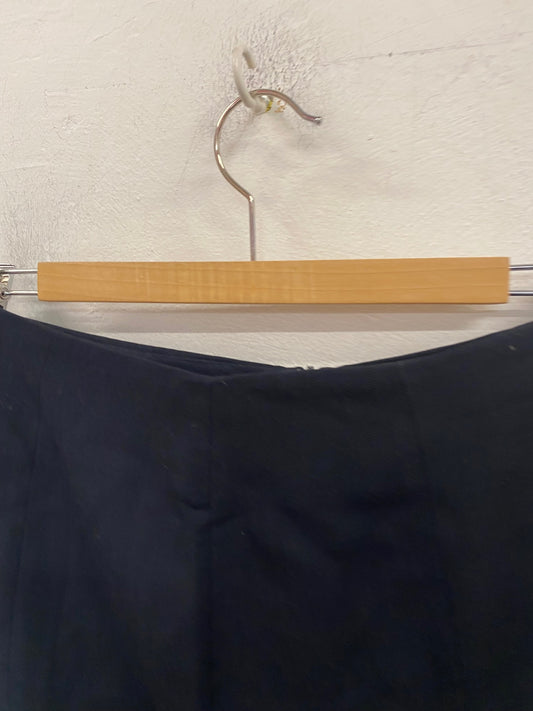 Classic Lk Bennett Skirt UK12 Navy Blue flared HM001