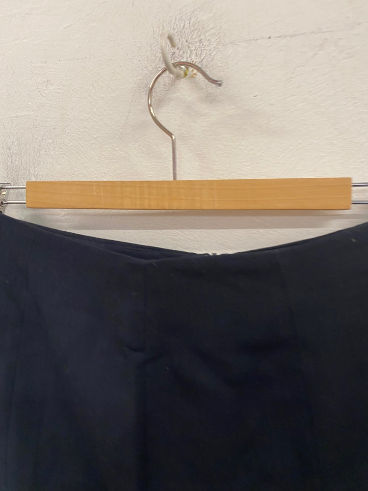 Classic Lk Bennett Skirt UK12 Navy Blue flared HM001