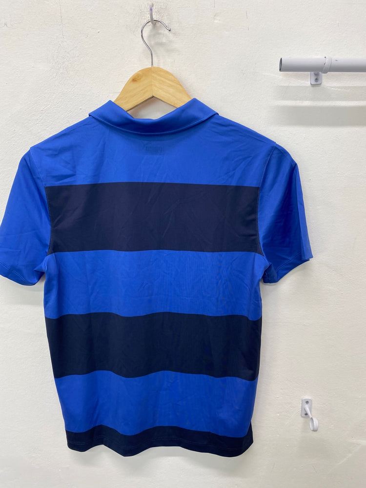 Classic Puma Rugby Polo Shirt Age 9-10 Blue & Navy BB001