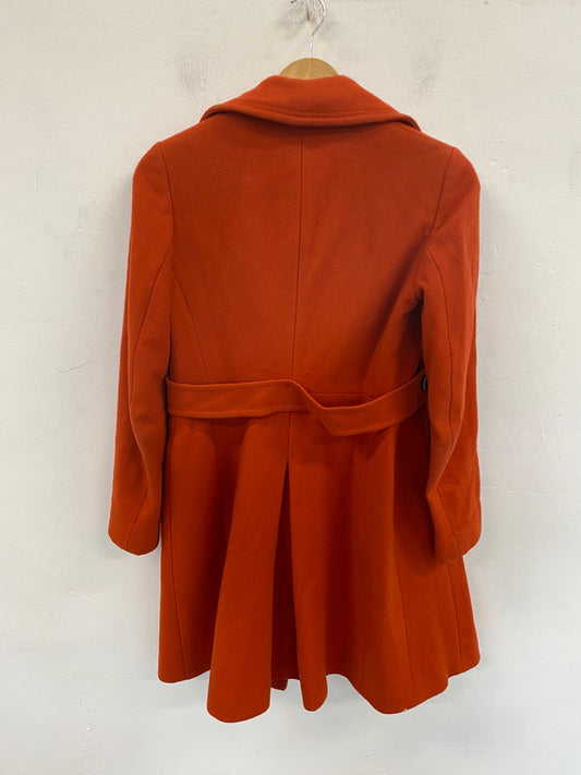 Classic Hobbs Overcoat UK6 Orange JB006