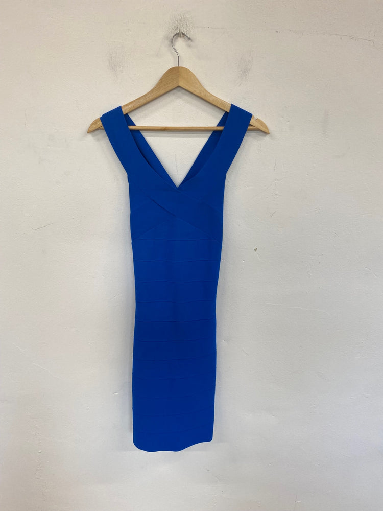 Classic REISS Bandage Dress UK XS Blue JB006