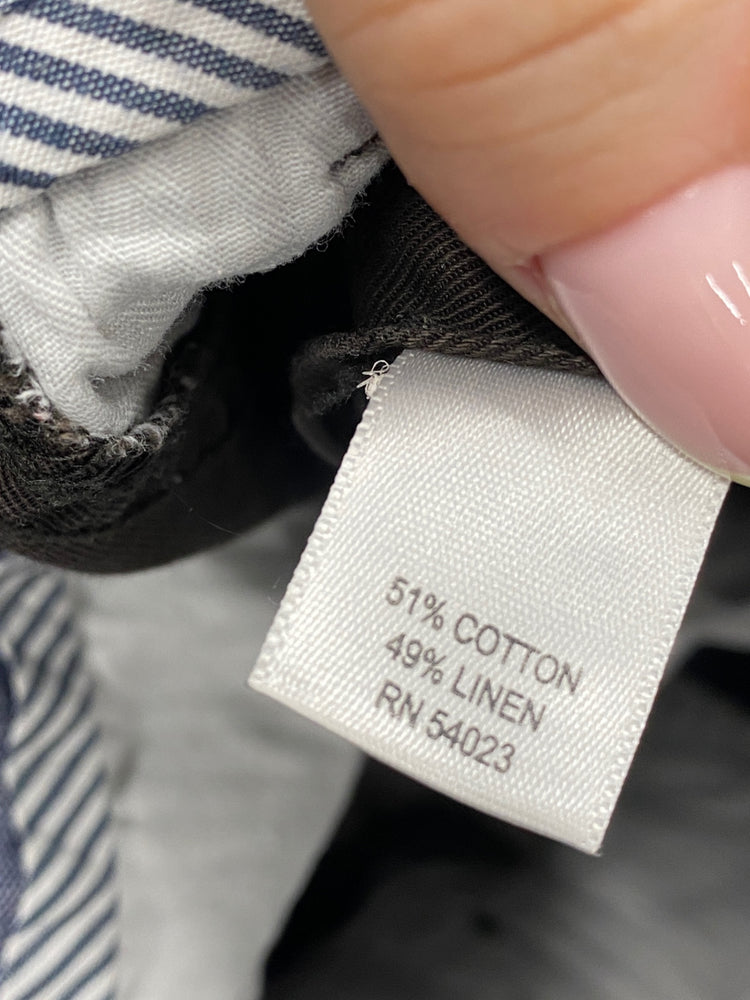 Classic Banana Republic Trousers UK XS Black Tie waist JB006