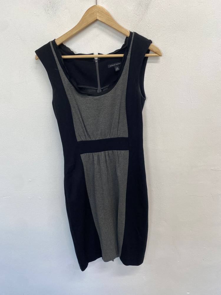 Classic Banana Republic Dress UK XS Gray and black office JB006