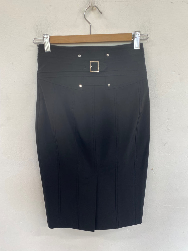 Classic Karen Millen Pencil Skirt UK8 Black JB006