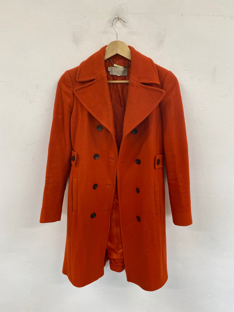 Classic Hobbs Overcoat UK6 Orange JB006