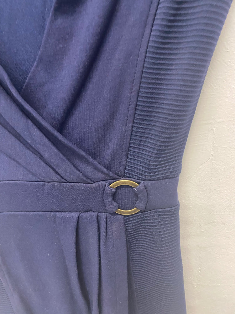 Classic French Connection Dress UK6 Navy Blue Bodycon JB006