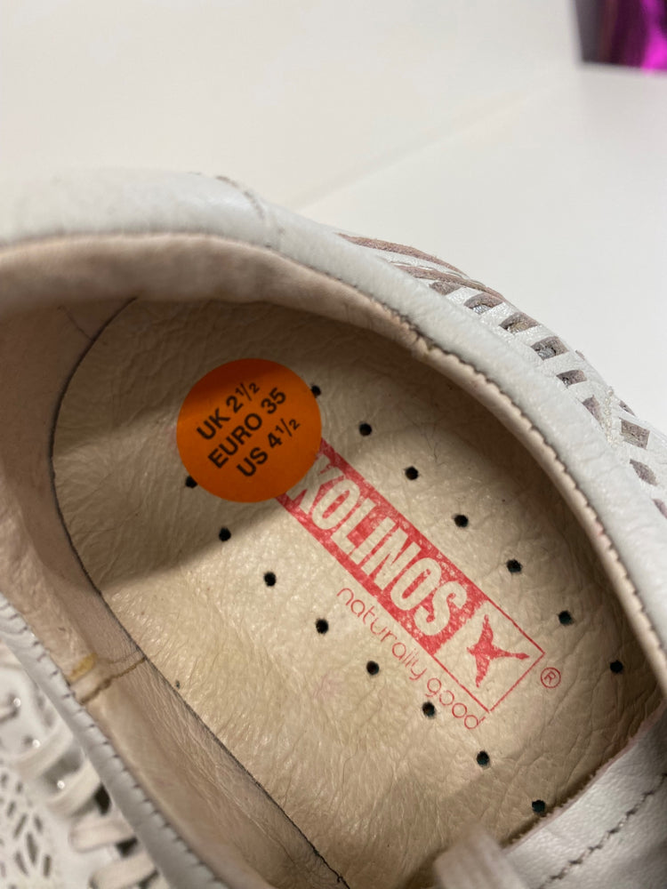 Classic Kolinos Sneakers UK2.5 Beige/Off-white BT001