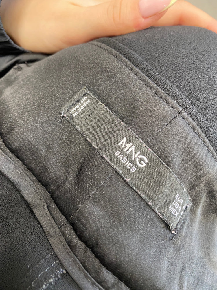 Classic Mango Trousers Uk8 Black office JB006