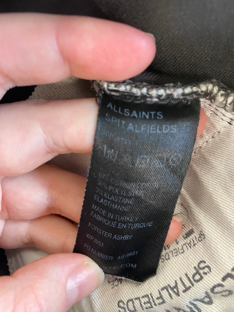 Fabulous All Saints Skinny Jeans UK6 Brown JB006