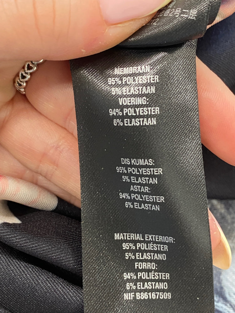 Classic Ted Baker Dress UK6 Black floral formal JB006