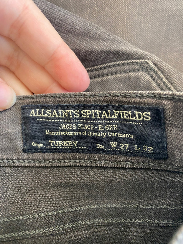 Fabulous All Saints Skinny Jeans UK6 Brown JB006