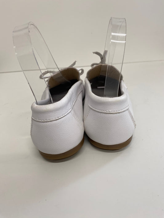 Classic Antony’s Loafers UK3.5 White leather classic boat shoes BT001