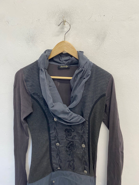 Classic Angels never die Dress UK S Black a grey alternative JB006