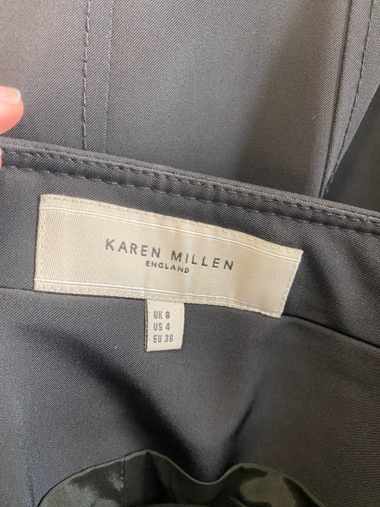 Classic Karen Millen Pencil Skirt UK8 Black JB006