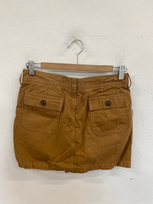 Classic Jack Wills Mini Skirt UK8 Brown JB006