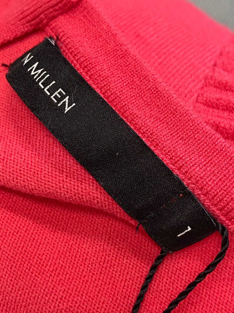 Classic Karen Millen Dress UK4 Fuchsia summer JB006