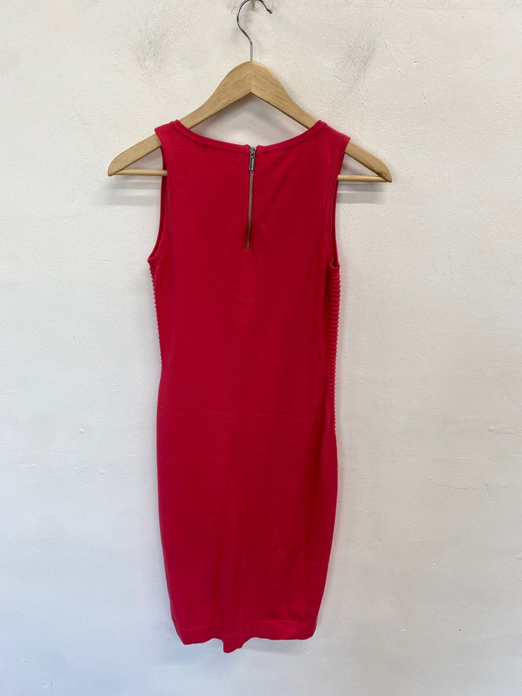 Classic Karen Millen Dress UK4 Fuchsia summer JB006
