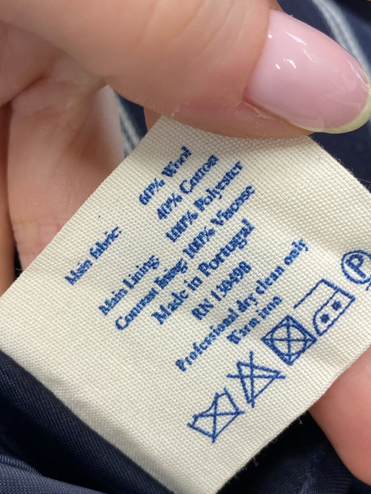 Classic Jack Wills Blazer UK8 Navy striped formal JB006