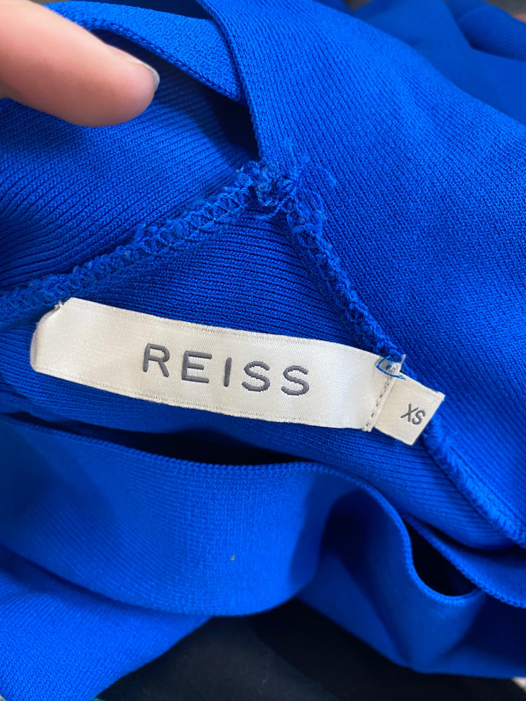Classic REISS Bandage Dress UK XS Blue JB006