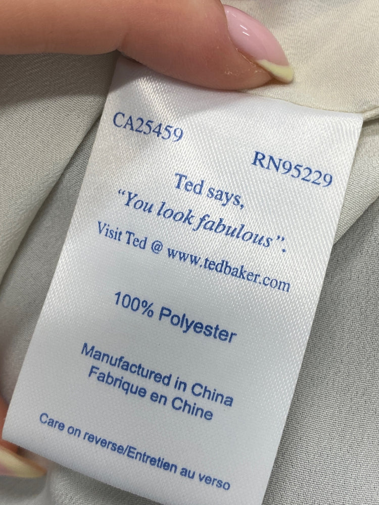 Classic Ted Baker Dress UK4 Black and Gold formal JB006