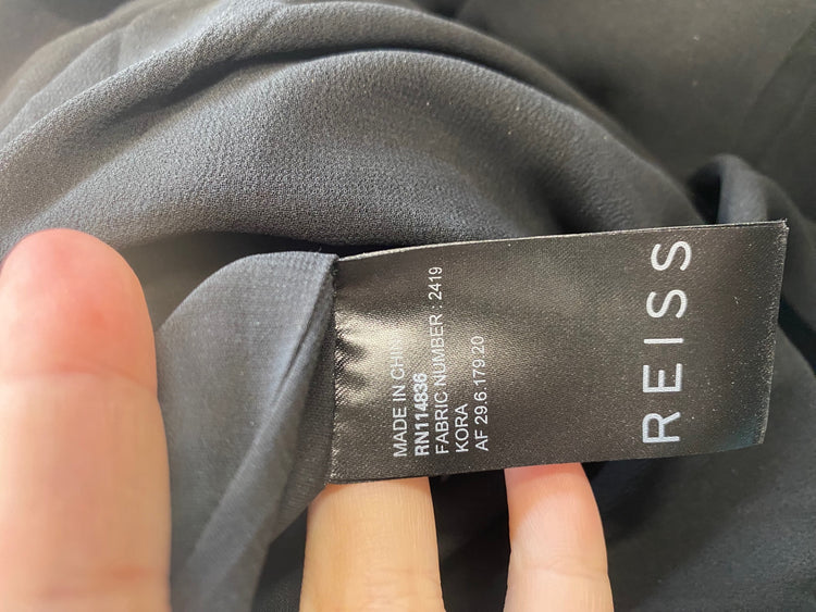 Classic Reiss Evening Dress UK8 Navy & Black