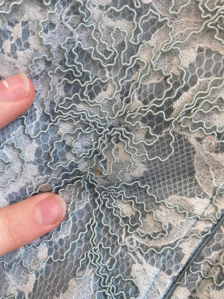 Fabulous John Charles MOB Dress UK8 Pale Blue JB006