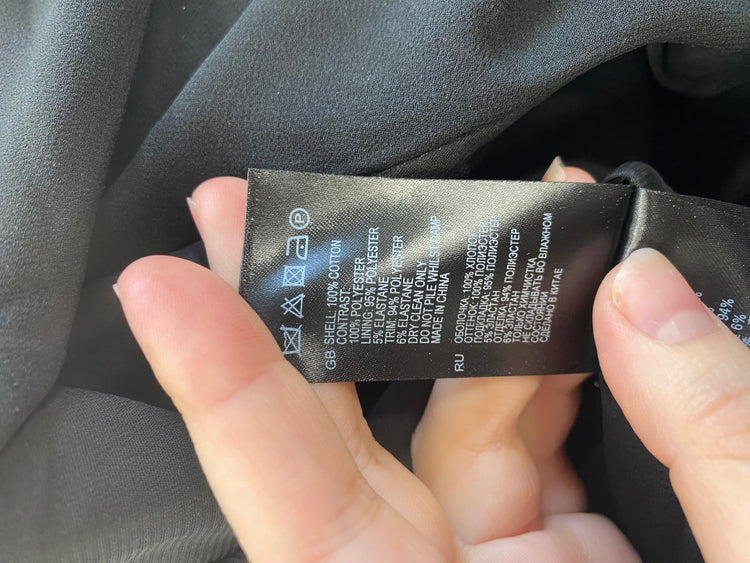 Classic Reiss Evening Dress UK8 Navy & Black