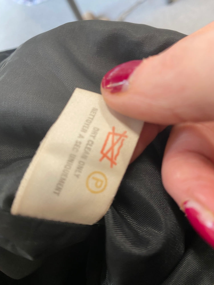 Fabulous Vintage St Michael’s cropped Blazer Uk14 Black 1980’s TC002