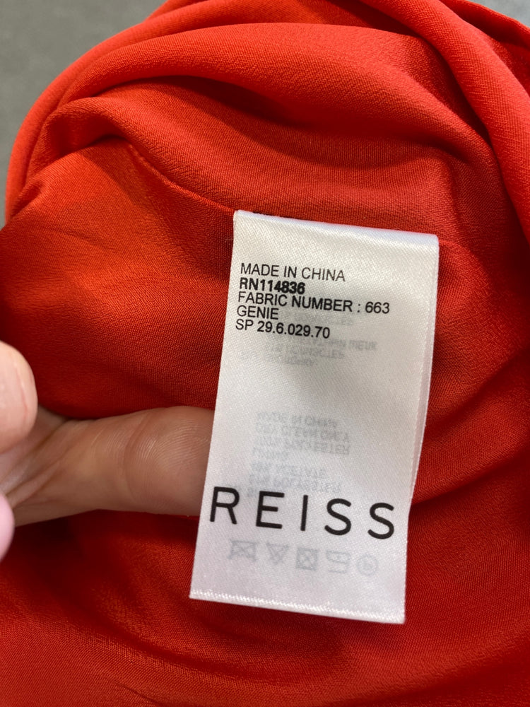 Classic Reiss Dress UK6 Red orange genie formal JB006