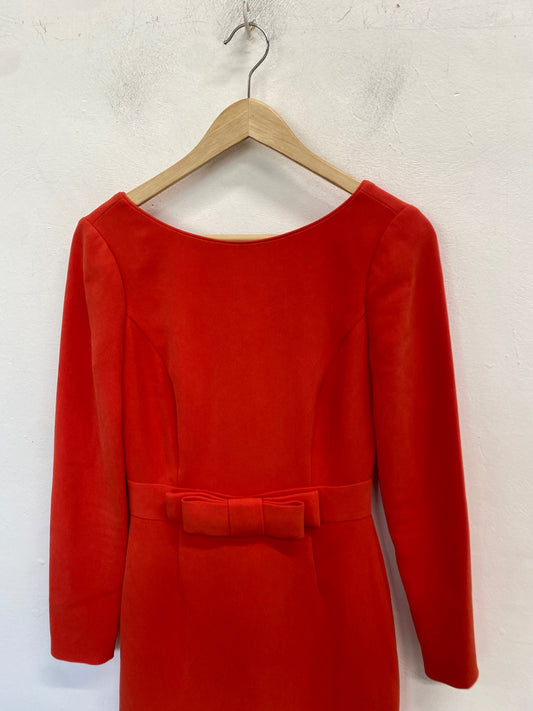 Classic Reiss Dress UK6 Red orange genie formal JB006