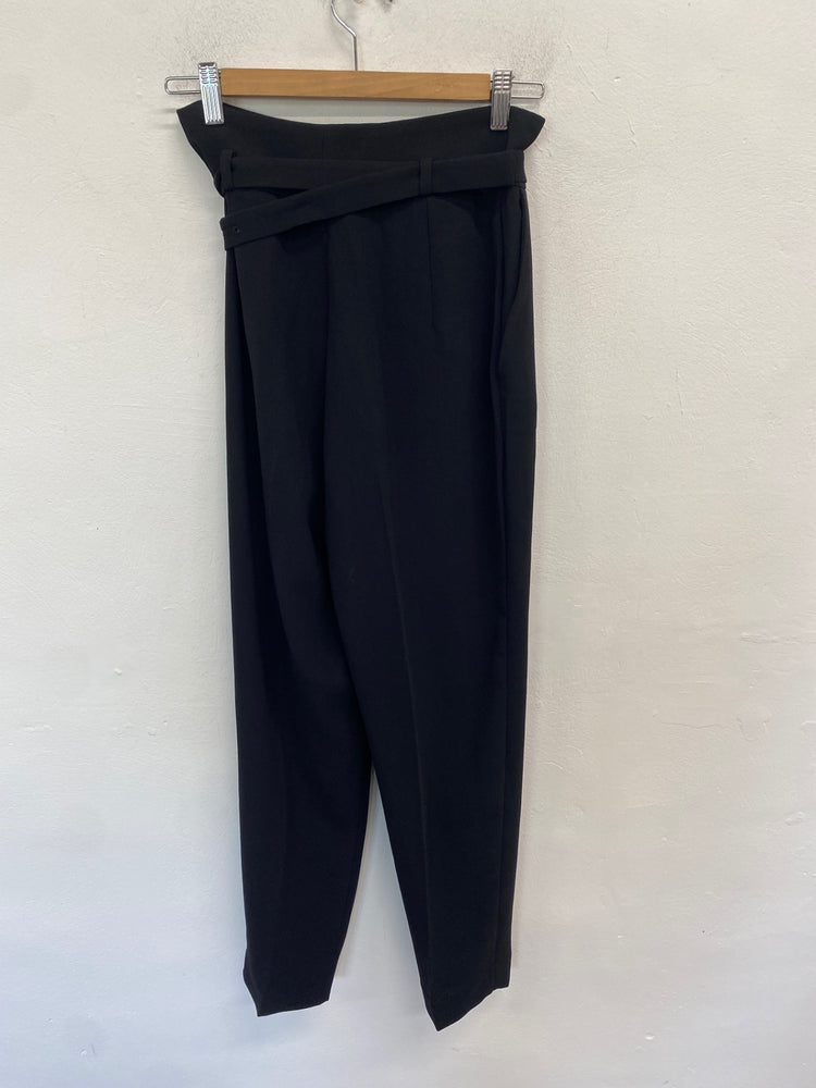 Classic Mango Trousers Uk8 Black office JB006