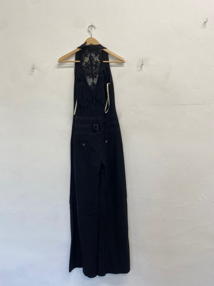 Classic Karen Millen Jumpsuit UK8 Black lace formal JB006