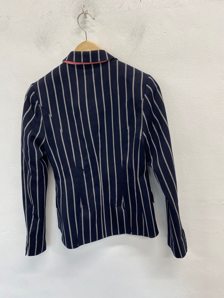 Classic Jack Wills Blazer UK8 Navy striped formal JB006