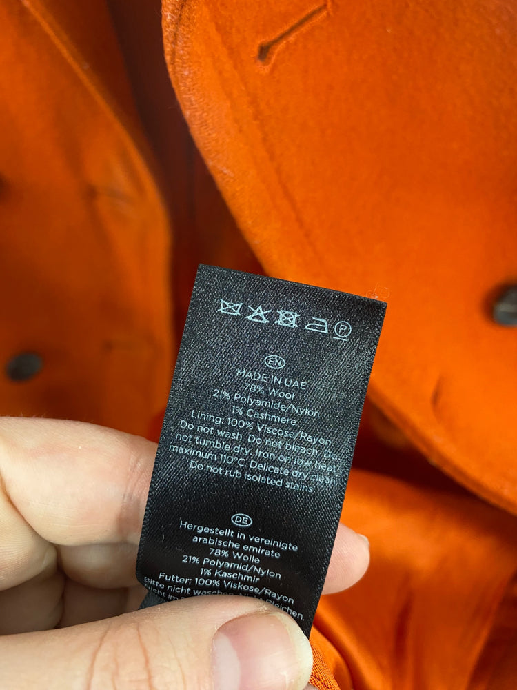 Classic Hobbs Overcoat UK6 Orange JB006