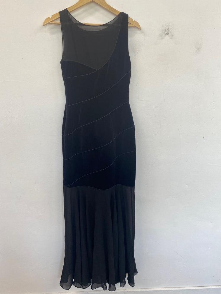Classic Reiss Evening Dress UK8 Navy & Black