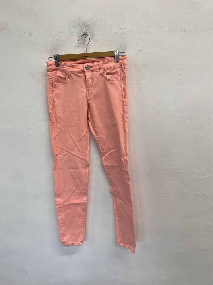 Classic American eagle Jeans UK S Pink casual JB006