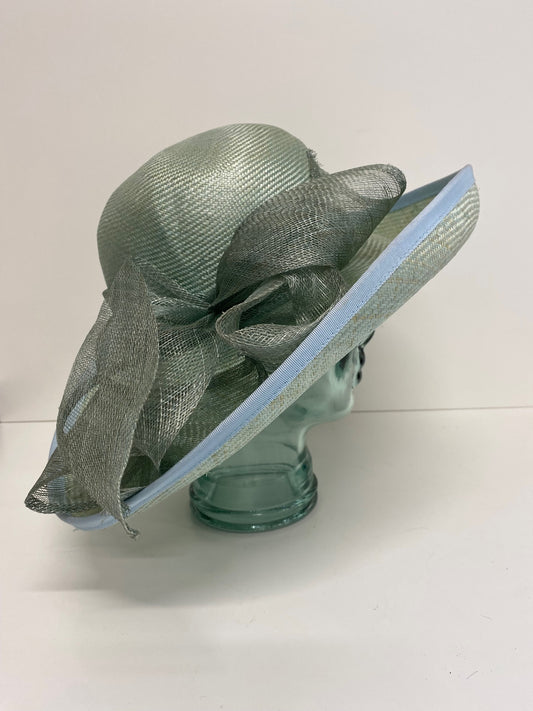 Fabulous Jacques Vert Occasion Hat One size Mint Green race Day weddings SI002