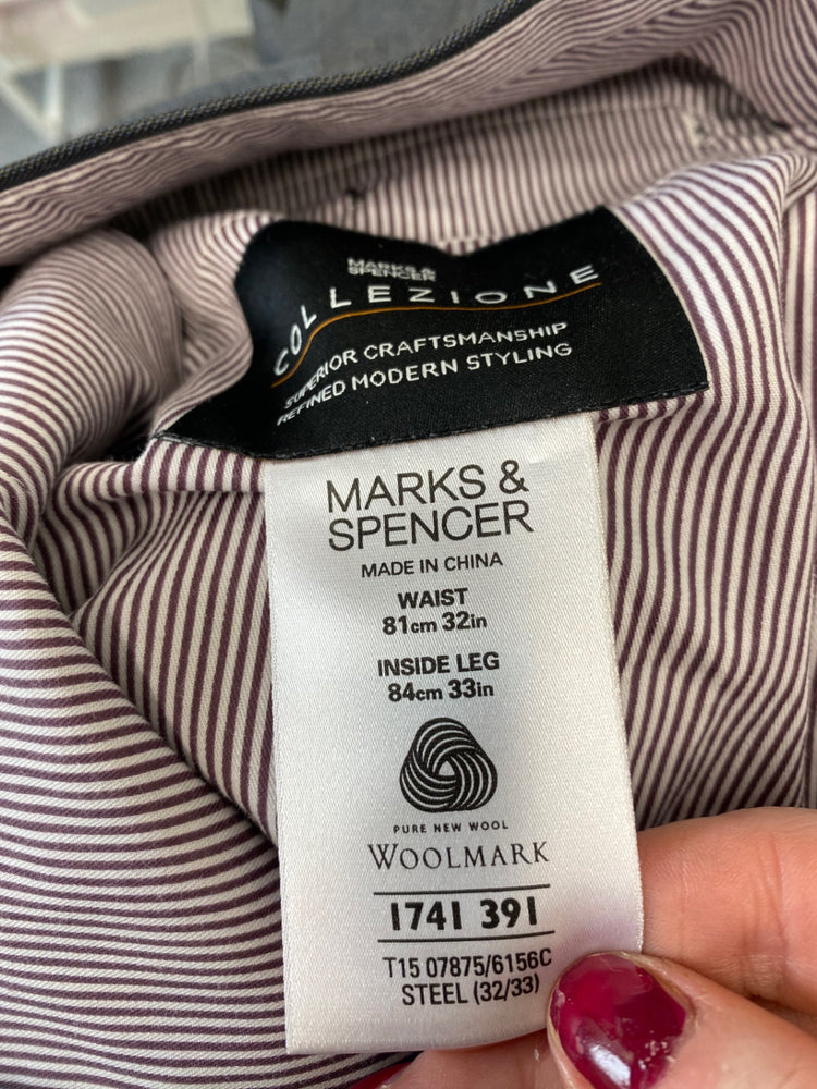 Fabulous Marks & Spencers Suit 40R 32W Dark Grey Race days KM00