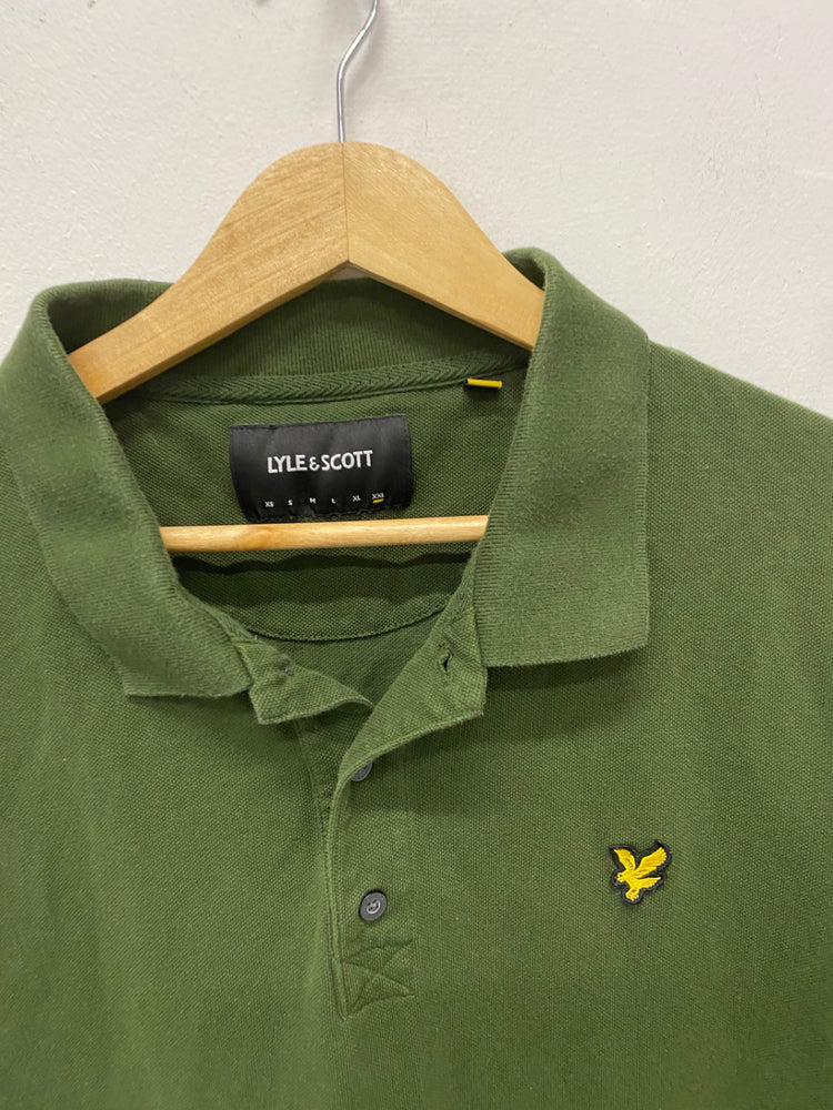 Fabulous Lyle & Scott Polo Shirt UK XXL Green Leisure Golf DW001