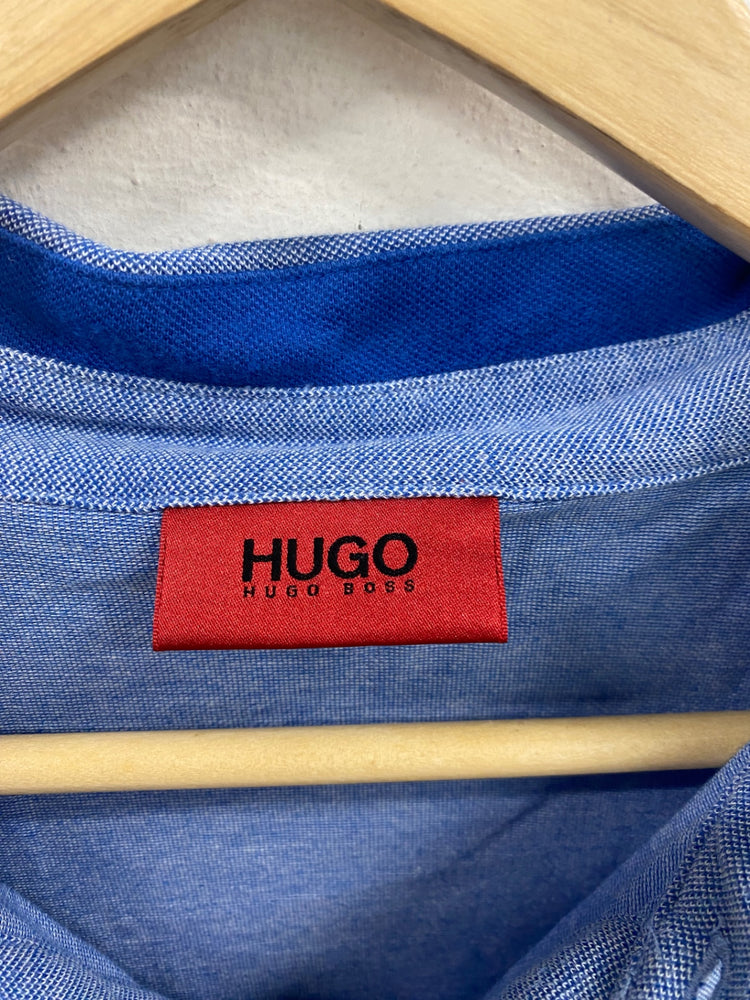 Classic Golf Hugo Boss Polo Shirt UK XXL Blue DW001
