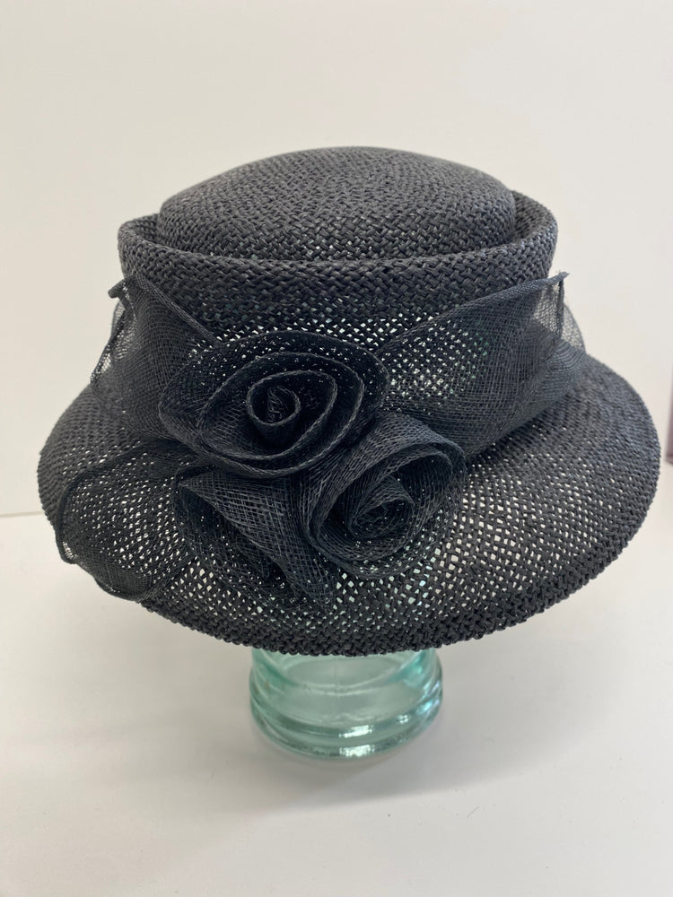 Fabulous Accessorize Hat One size Black occasions Race days weddings SI002
