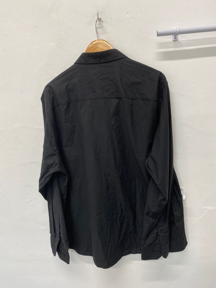 Fabulous Capsule / Men Button-Up Shirt UK XXL Black formal Race Days DW001