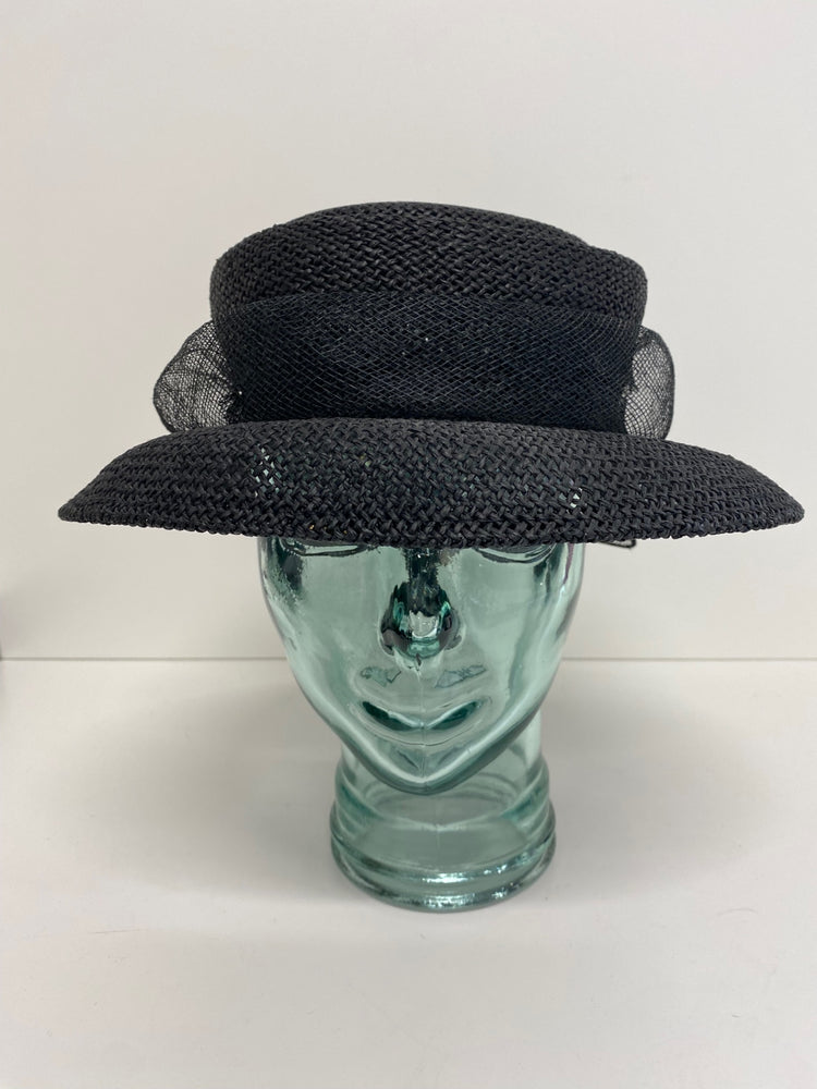 Fabulous Accessorize Hat One size Black occasions Race days weddings SI002