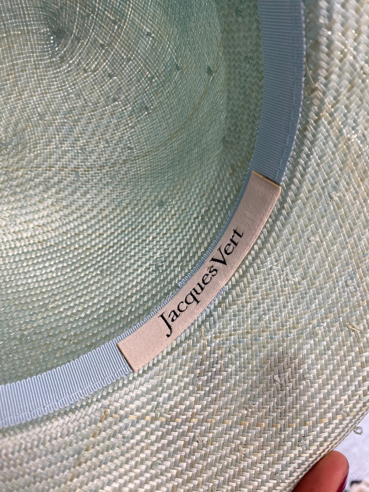 Fabulous Jacques Vert Occasion Hat One size Mint Green race Day weddings SI002