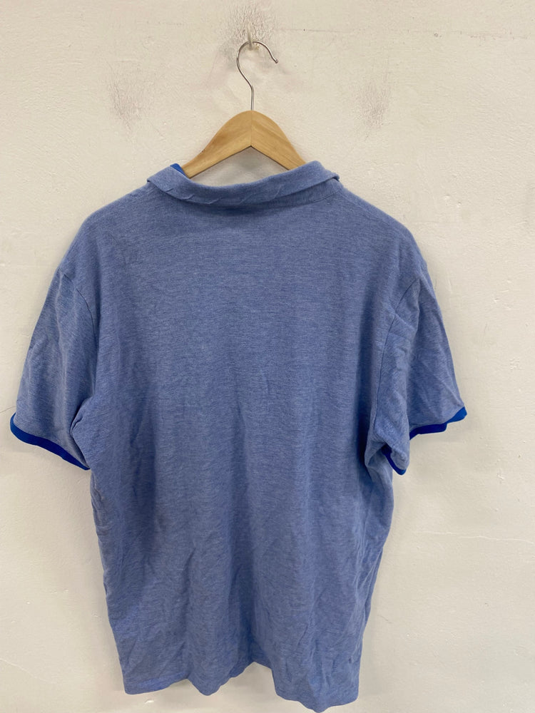 Classic Golf Hugo Boss Polo Shirt UK XXL Blue DW001
